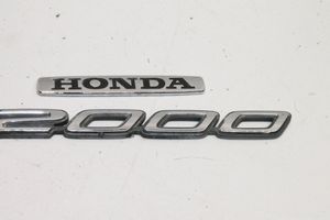 Honda S2000 Mostrina con logo/emblema della casa automobilistica 