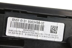 BMW 1 F20 F21 Interruttore di controllo dell’audio 9363498