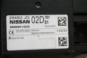 Nissan Qashqai+2 Sterownik / Moduł komfortu 284B2JD