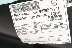 Mercedes-Benz C W204 Boczki / Poszycie drzwi tylnych A2045402610