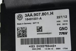 Volkswagen PASSAT CC Takajarrun EMF-ohjainlaite/moduuli 3AA907801H