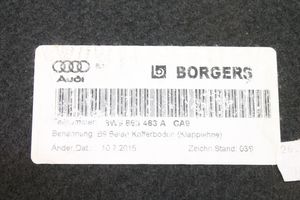 Audi A4 S4 B9 Trunk/boot floor carpet liner 8W5863463A