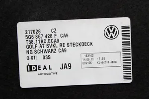 Volkswagen Golf VII Rivestimento pannello laterale del bagagliaio/baule 5G6867428F