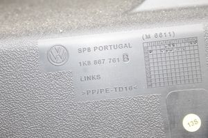 Volkswagen Scirocco Rivestimento laterale della consolle centrale posteriore 1K8867761B