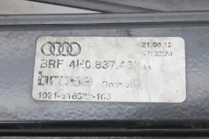 Audi A8 S8 D4 4H Priekinio el. lango pakėlimo mechanizmo komplektas 4H0837462A