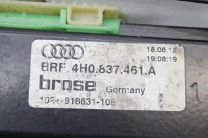 Audi A8 S8 D4 4H Mécanisme de lève-vitre avec moteur 4H0837461A