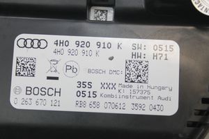 Audi A8 S8 D4 4H Tachimetro (quadro strumenti) 4H0920910K