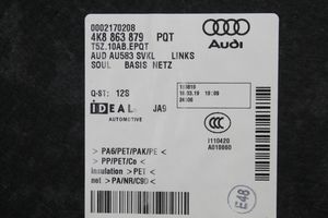 Audi A7 S7 4K8 Garniture panneau latérale du coffre 4K8863879