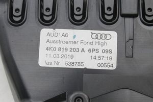 Audi A7 S7 4K8 Cita veida vidus konsoles (tuneļa) elementi 4K0819203A