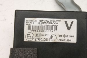 Toyota Verso Kit centralina motore ECU e serratura 896610F630