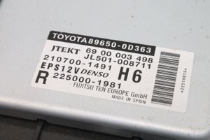 Toyota Yaris Moduł / Sterownik wspomagania kierownicy 896500D363