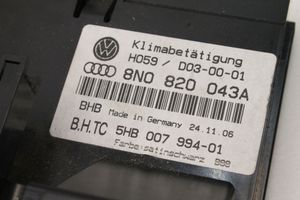 Audi TT Mk1 Sisätuulettimen ohjauskytkin 8N0820043A