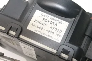 Toyota Prius (XW30) Allarme antifurto 8904047020