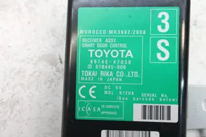 Toyota Prius (XW30) Kit calculateur ECU et verrouillage 8966147280