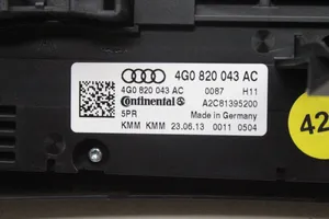 Audi A6 C7 Przełącznik / Włącznik nawiewu dmuchawy 4G0820043AC