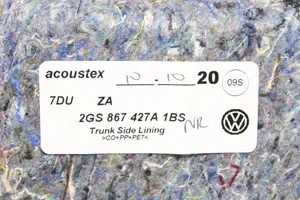 Volkswagen Polo VI AW Dolny panel schowka koła zapasowego 2GS867427A