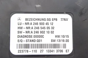 Mercedes-Benz A W176 Unité de contrôle, module EMF frein arrière A2469004512