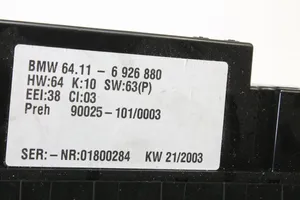 BMW X5 E53 Przełącznik / Włącznik nawiewu dmuchawy 6926880