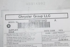 Chrysler Grand Voyager V Unità principale autoradio/CD/DVD/GPS P05091619AD