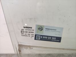 Nissan Juke I F15 Etuoven ikkunalasi, neliovinen malli 