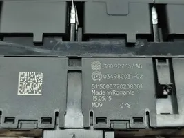 Volkswagen PASSAT B8 Zestaw przełączników i przycisków 3G0927137AB