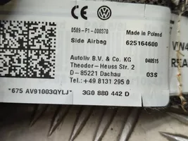 Volkswagen PASSAT B8 Poduszka powietrzna Airbag fotela 3G0880442D