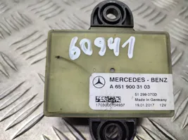 Mercedes-Benz Vito Viano W447 Przekaźnik / Modul układu ogrzewania wstępnego A6519003103