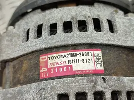 Toyota RAV 4 (XA40) Alternator 2706026081