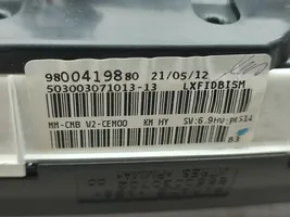 Peugeot 508 RXH Compteur de vitesse tableau de bord 9678558780