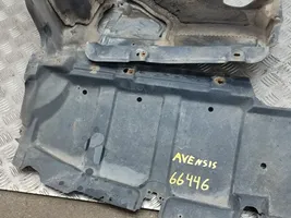 Toyota Avensis T250 Protezione anti spruzzi/sottoscocca del motore 