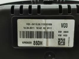 Volkswagen Polo V 6R Spidometrs (instrumentu panelī) 6R0920860H