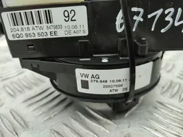 Volkswagen Polo V 6R Interruptor/palanca de limpiador de luz de giro 6Q0953503EE