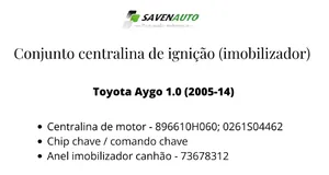 Toyota Aygo AB10 Käynnistys/pysäytys-ohjausmoduuli 