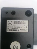 Mercedes-Benz Vaneo W414 Puhelimen käyttöyksikkö/-moduuli A2038209926