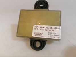 Mercedes-Benz GLE (W166 - C292) Przekaźnik / Modul układu ogrzewania wstępnego A6519003103