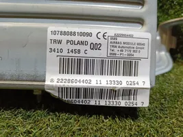 Mercedes-Benz S W222 Poduszka powietrzna Airbag drzwi tylnych 2228604402