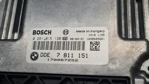 BMW 5 E60 E61 Kit centralina motore ECU e serratura 7811151
