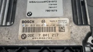 BMW X3 E83 Kit centralina motore ECU e serratura 7801217