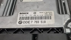 BMW 7 E65 E66 Komputer / Sterownik ECU i komplet kluczy 7793518