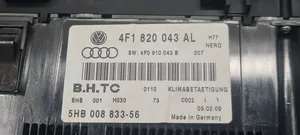 Audi A6 S6 C6 4F Блок управления кондиционера воздуха / климата/ печки (в салоне) 4F1820043AL