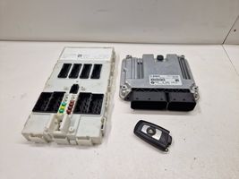 BMW 1 F20 F21 Juego de cerradura y set ECU del motor 6825533