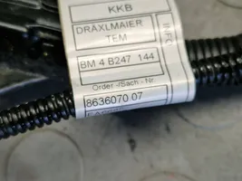 BMW 3 F30 F35 F31 Faisceau de câbles transmission 8636070