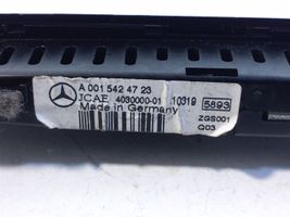 Mercedes-Benz E C207 W207 Monitor del sensore di parcheggio PDC A0015424723