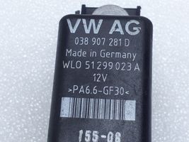 Volkswagen PASSAT B6 Žvakių pakaitinimo rėlė 038907281D