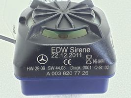 Mercedes-Benz B W246 W242 Hälytyssireeni A0038207726