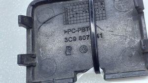 Volkswagen PASSAT B6 Tapa para gancho de arrastre parachoques trasero 3C9807441