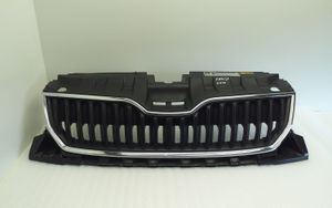 Skoda Fabia Mk3 (NJ) Grille calandre supérieure de pare-chocs avant 6V0853653