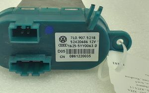 Volkswagen Touareg I Pečiuko ventiliatoriaus reostatas (reustatas) 7L0907521B