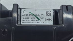 Mercedes-Benz B W247 Oro kondicionieriaus/ klimato/ pečiuko valdymo blokas (salone) A2479057003