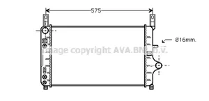 Ford Fiesta Jäähdyttimen lauhdutin 1107120